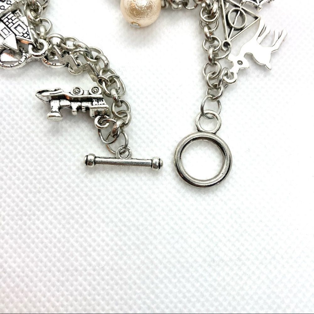 SILVER Harry Potter Charm Bracelet - Picture 9 of 11